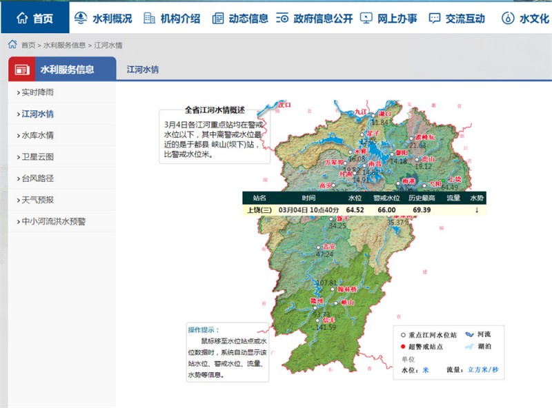 上饒水情2022.3.4
